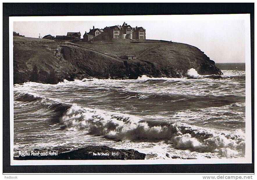 Real Photo Postcard Poldu Point & Hotel Lands End Cornwall - Ref A21 - Land's End