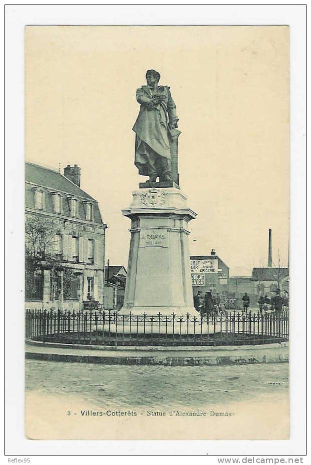 VILLERS COTTERETS - Statue D'Alexandre Dumas (écrivain Français) - Villers Cotterets