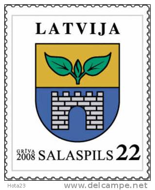 Latvia - 2008 Logo Small City Salaspils ;Saulkrasti;Plavinas - Mint - Lettonie