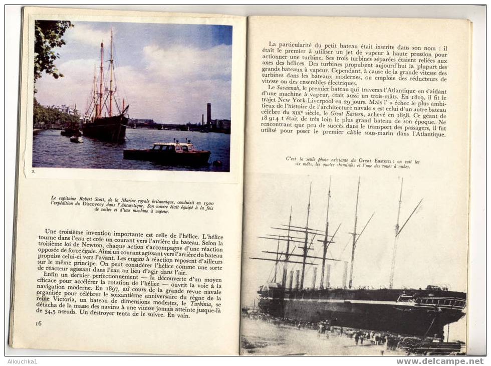 SCIENCES DU MONDE  SUR LE THEME DES BATEAUX VIGNETTES COLLEES DANS PLUSIEURS PAGES COMPLET( ERINOPHLIE) VOIR SCANN - Boten