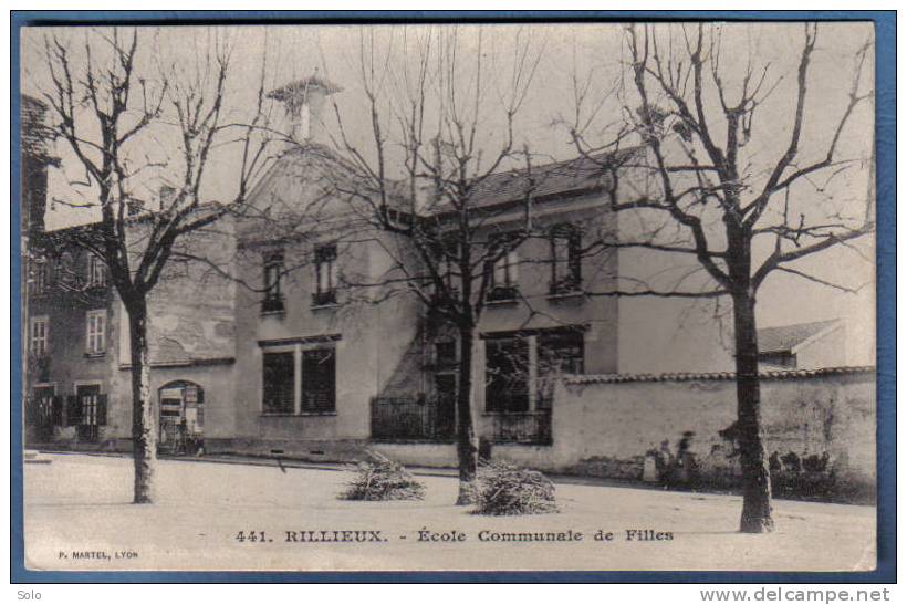 RILLIEUX - Ecole Communale De Filles - Rillieux La Pape