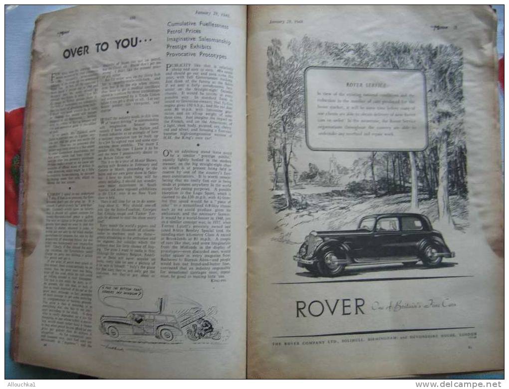 AUTOMOBILE THE MOTOR JANUARY 28, 1948 FOR SAFETY SAKE DEPEND ON LOOKHEED HYDRAULIC BRAKES THE SAFEST BRAKES IN THE WORLD - Transportation