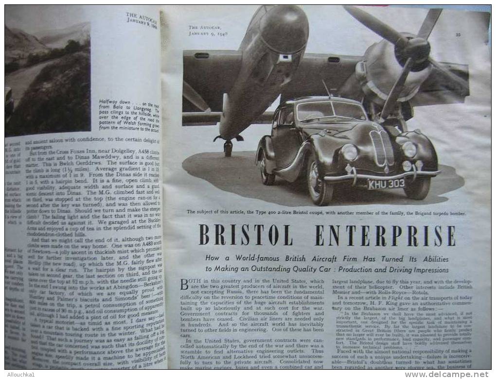 THE AUTOCAR  LARGEST CIRCULATION  HUMBER  JANUARY 9 1948 HAWK SNIPE SUPER SNIPE PULMANN  FOUNDED 1895 - Transportation