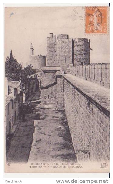 GARD . AIGUES MORTES . TOUR SAINT ANTOINE ET DE CONSTANCE - Aigues-Mortes