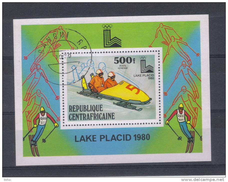 CENTRE AFRIQUE - Hiver 1980: Lake Placid