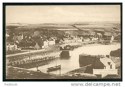 Early Postcard The Dock & Harbour Portpatrick Dumfries & Galloway Scotland  - Ref A28 - Dumfriesshire