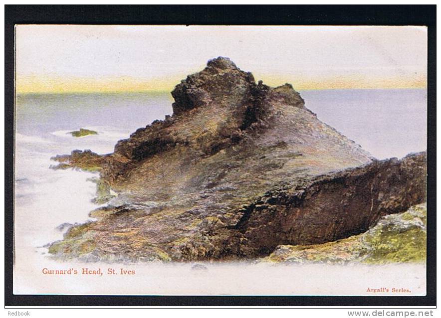 Argall Coloured Postcard Gurnard´s Head St Ives Cornwall - Ref A30 - St.Ives