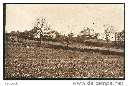 Early Postcard Eld´s Gorse & Houses Market Drayton Shropshire Salop - Ref A32 - Shropshire