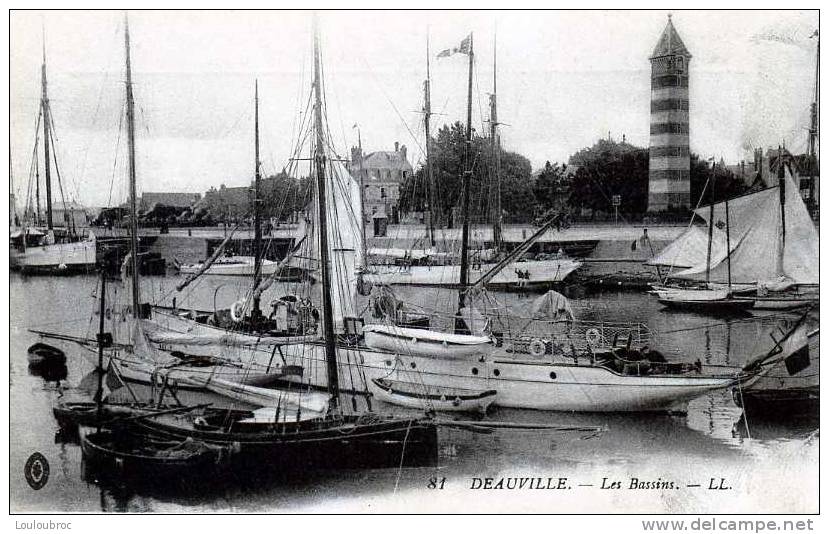 14 DEAUVILLE LES BASSINS EDIT LEVY - Deauville