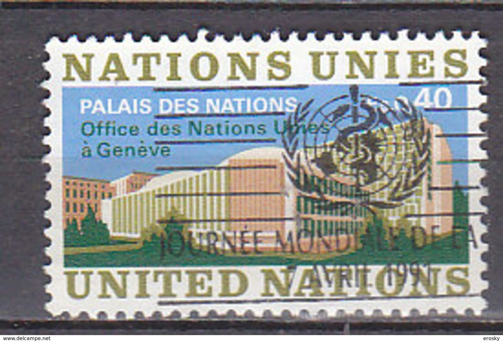 H0400 - ONU UNO GENEVE N°22 - Gebruikt