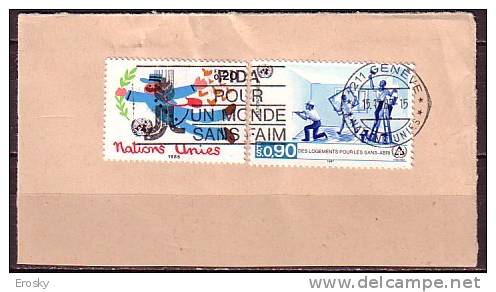 H0538 - ONU UNO GENEVE N°131/155 CONTRE LA FAIM - Used Stamps