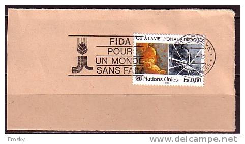 H0555 - ONU UNO GENEVE N°157 CONTRE LA FAIM - Oblitérés