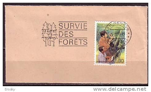 H0558 - ONU UNO GENEVE N°167 SURVIE DES FORETS - Usados