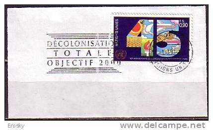 H0668 - ONU UNO GENEVE N°188 DECOLONISATION - Usati