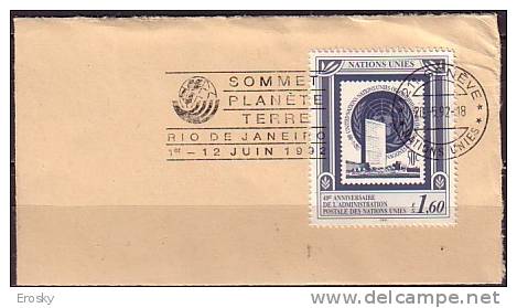 H0686 - ONU UNO GENEVE N°207 SOMMET PLANETE TERRE - Used Stamps