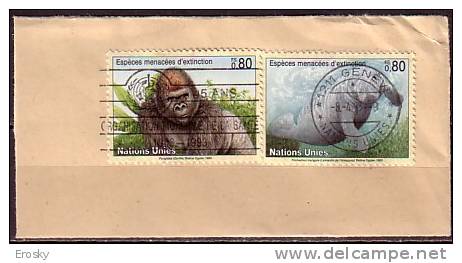 H0694 - ONU UNO GENEVE N°227+229 OMS WHO - Used Stamps