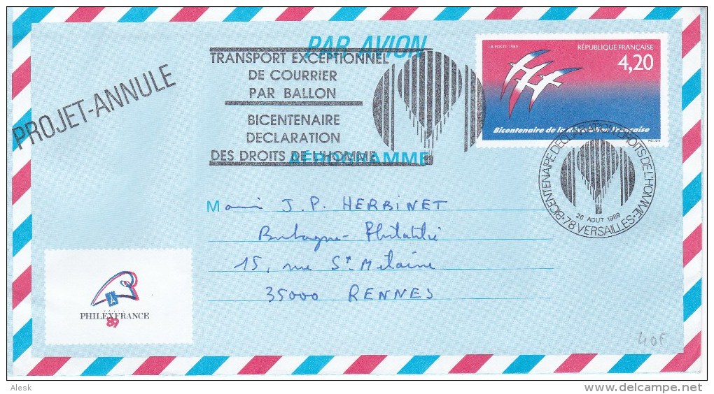 AEROGRAMME - AIR LETTER - Lot 18 Aérogrammes - Voir Scanne - France - Australie - Monaco - Inde - US - Grande Bretagne - Poste