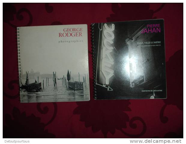 RODGER Et JAHAN Deux Livres Cartes Postales Editions Du Désastre ( Rare ) - Fotografia