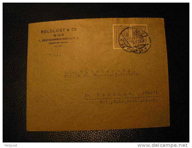 Lettre D´autriche Pour L´allemagne 1922 - Covers & Documents