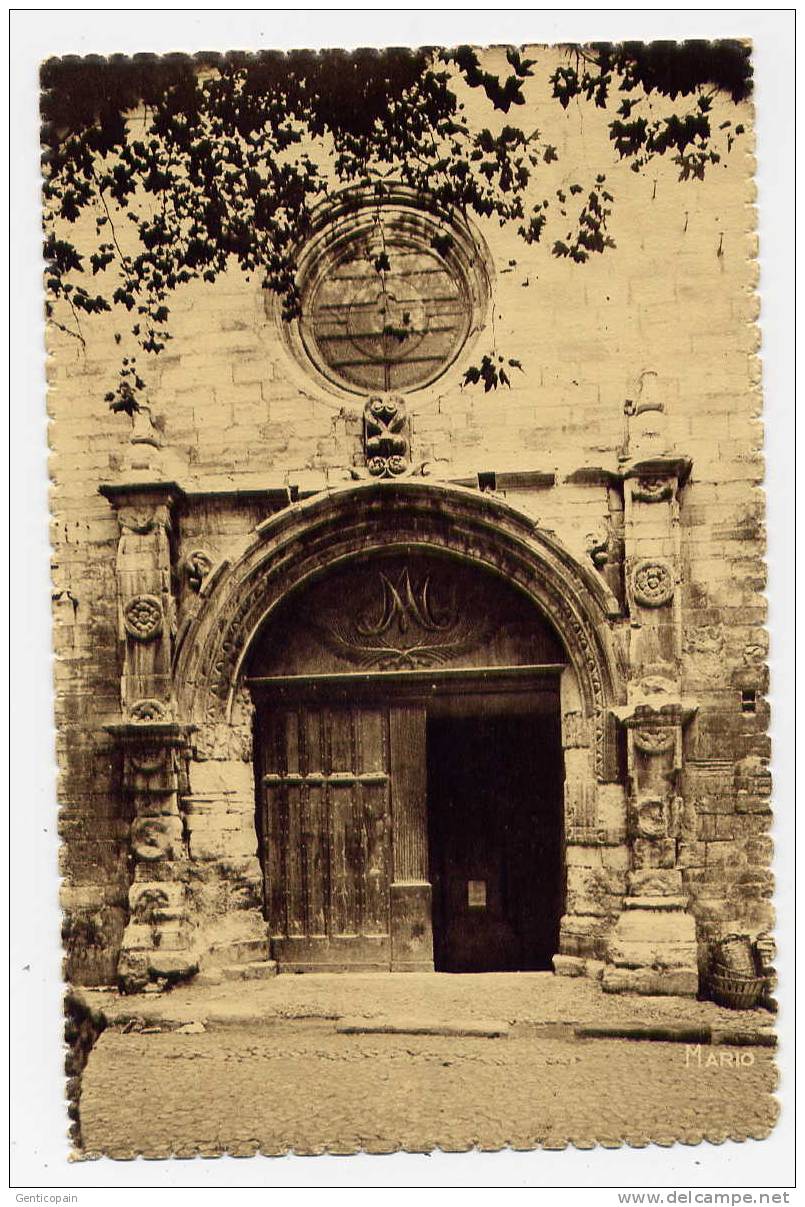 I4 - MANOSQUE - Porte De L'église Notre-Dame (1931) - Manosque