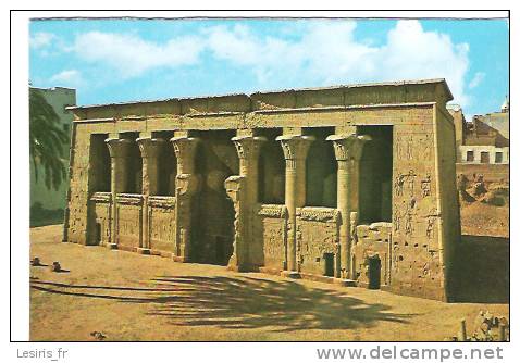 CP - GENERAL VIEW OF HATHOR TEMPLE - 812 - VUE GENERALE DU TEMPLE D'HATHOR - EGYPTE - Antiquité