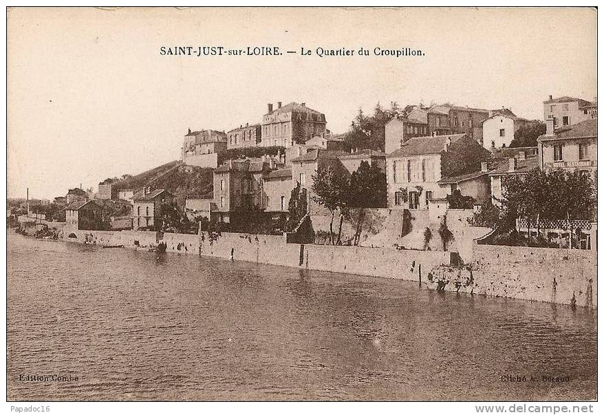 42 - Saint-Just-sur-Loire - Le Quartier Du Croupillon  - Non Circulée - Saint Just Saint Rambert