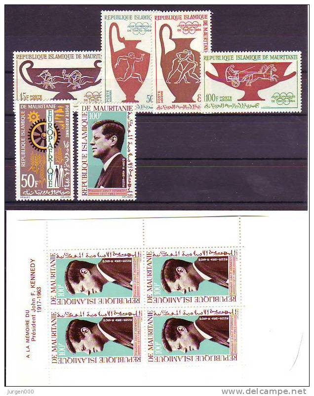 Nr 222, 232/235, 241, BL3 **, Michel = 20 Euro (Z16174) - Mauritanie (1960-...)