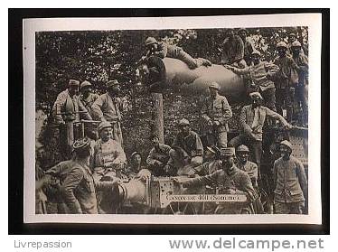 Somme ,  Publicité Au Dos "garage Paul Passet ",  Canon De 400 - Guerre, Militaire