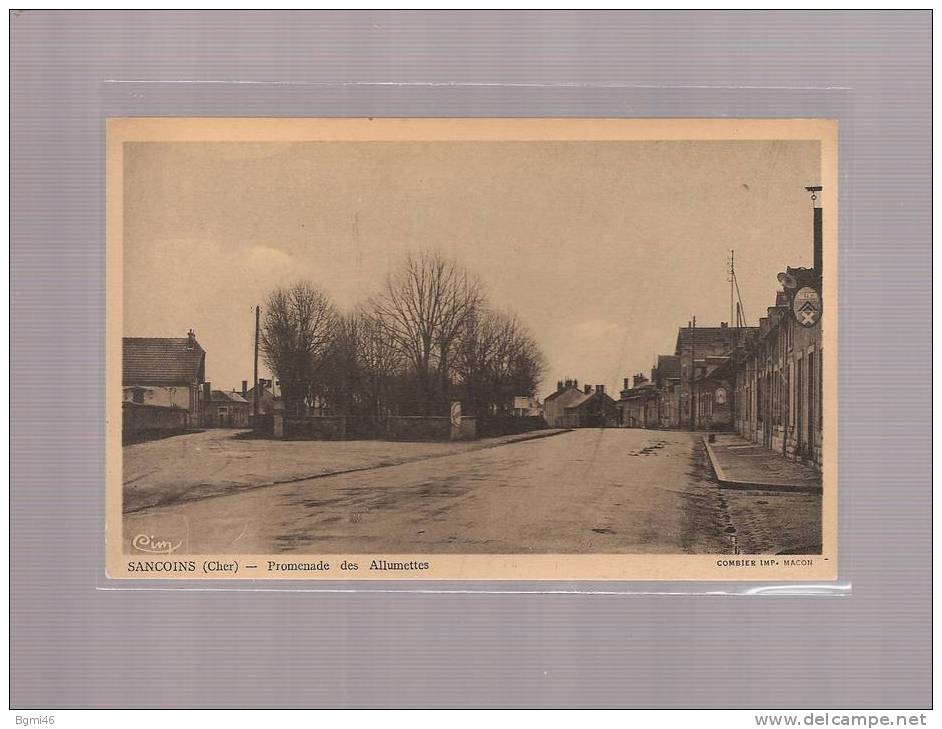 CPSM....SANCOINS  (cher) - Promenades Des Allumettes - Sancoins