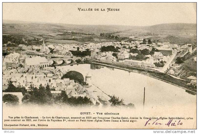 GIVET VALLEE DE LA MEUSE - Givet