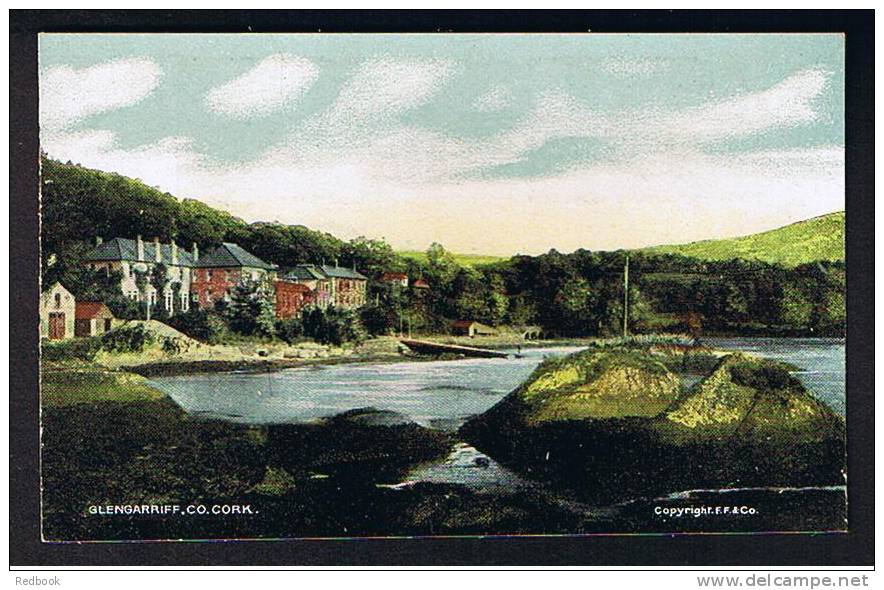 Early Postcard Glengarriff County Cork Ireland Eire Harbour Houses Boat  - Ref A37 - Cork