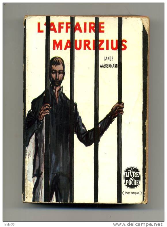 - "L´AFFAIRE MAURITIUS"  PAR J. WASSERMANN . LE LIVRE DE POCHE N°240/241  1963 - Novelas Negras