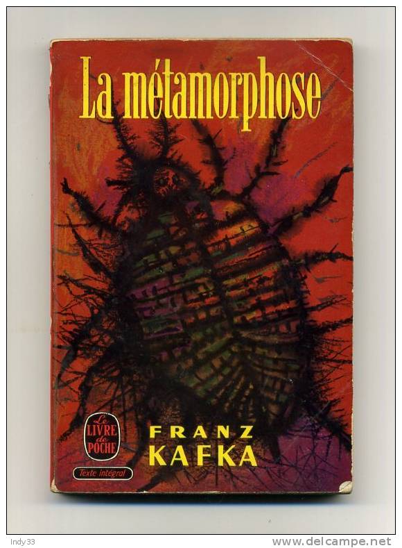 - "LA METAMORPHOSE"  PAR F. KAFKA . LE LIVRE DE POCHE N°322  1966 - Fantastic