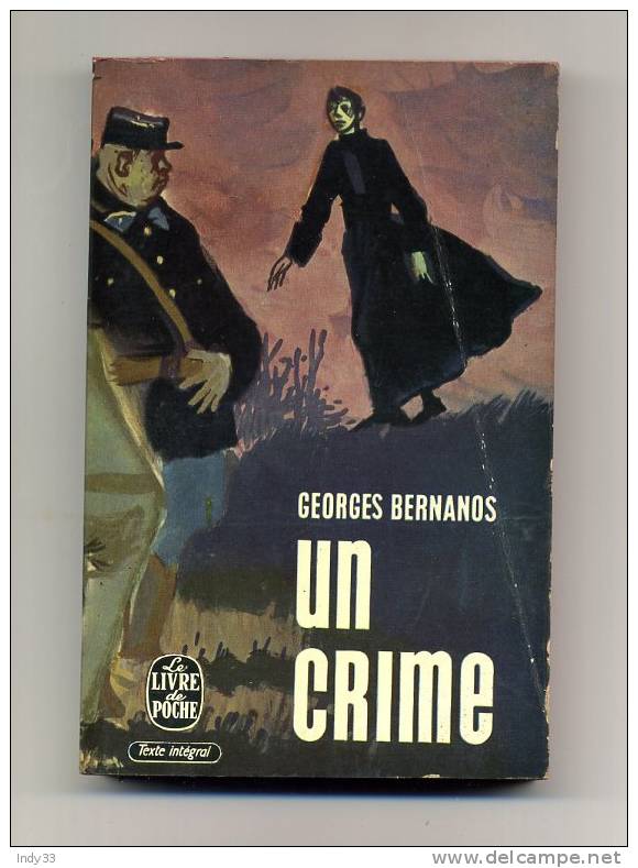 - "UN CRIME"  PAR G. BERNANOS . LE LIVRE DE POCHE N°271  1957 - Griezelroman