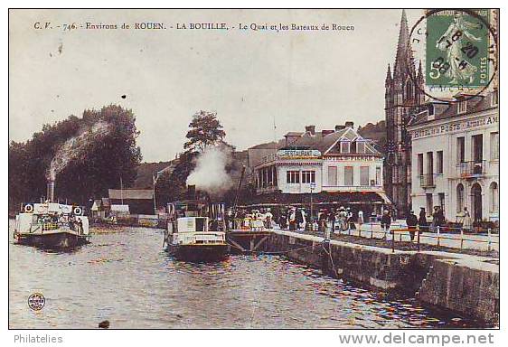 LA BOUILLE   LE QUAI  1909 - La Bouille