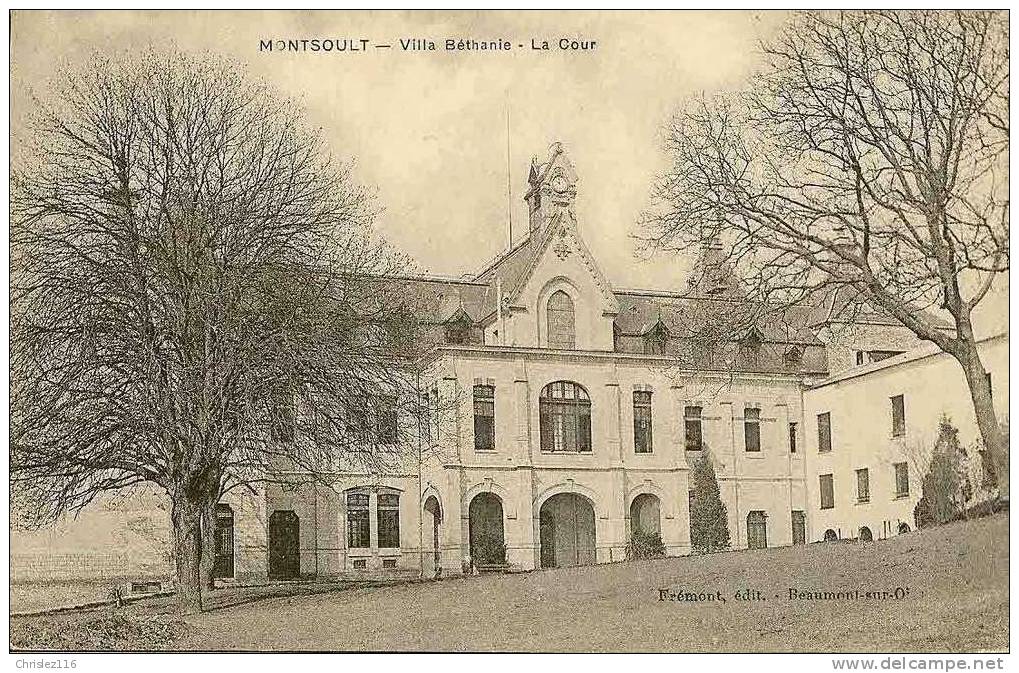 95 MONTSOULT Villa Béthanie La Cour  Beau Plan  1918 - Montsoult