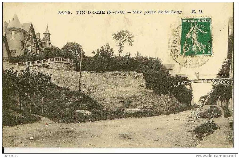 95 FIN D'OISE Vue Prise De La Gare  Joli Plan - Conflans Saint Honorine