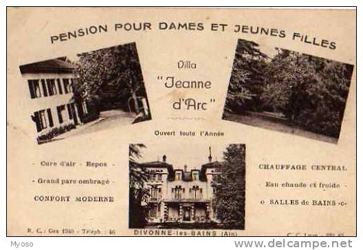 01 DIVONNE Les BAINS Pension Pour Dames Et Jeunes Filles Villa Jeanne DArc - Divonne Les Bains