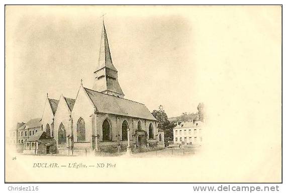 76 DUCLAIR L'église  Beau Plan  Précurseur - Duclair