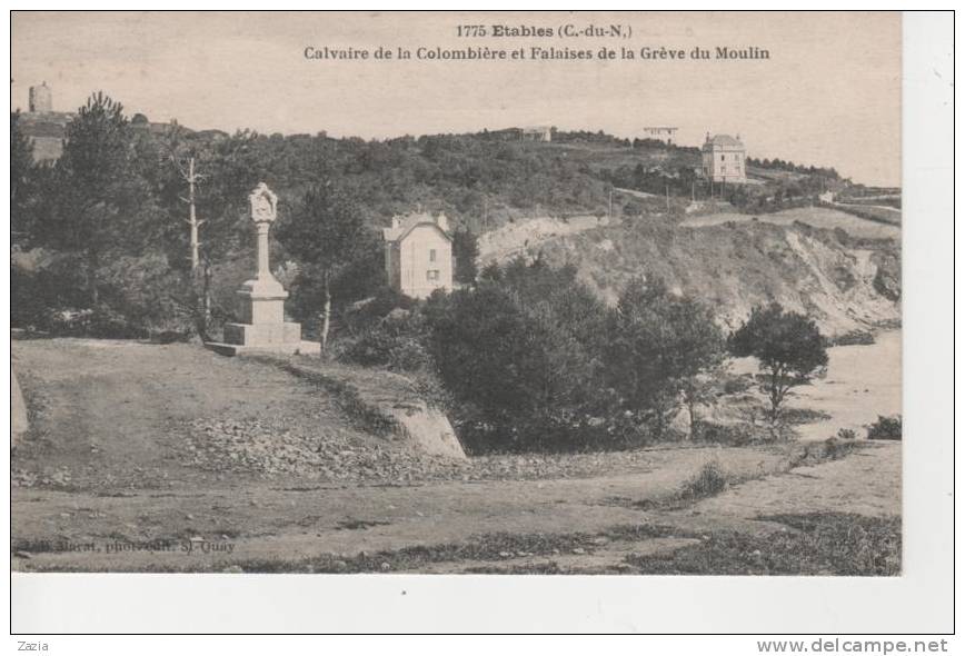 22.316/ ETABLES - Calvaire De La Colombiere Et Falaises De La Gréve Du Moulin - Etables-sur-Mer