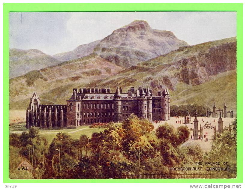 EDINBURGH, SCOTLAND - THE PALACE OF HOLYROODHOUSE - ART COLOUR - - Midlothian/ Edinburgh