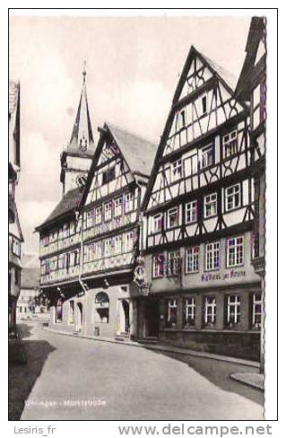 CPA - PHOTO - OEHRINGEN - MARKTSTRASSE - - Oehringen