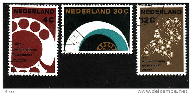 Pays-Bas Yv.no.752/4 Obliteres - Usados