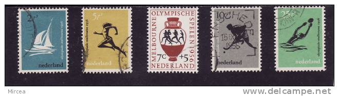 Pays-Bas Yv.no.654/8 Obliteres - Usados