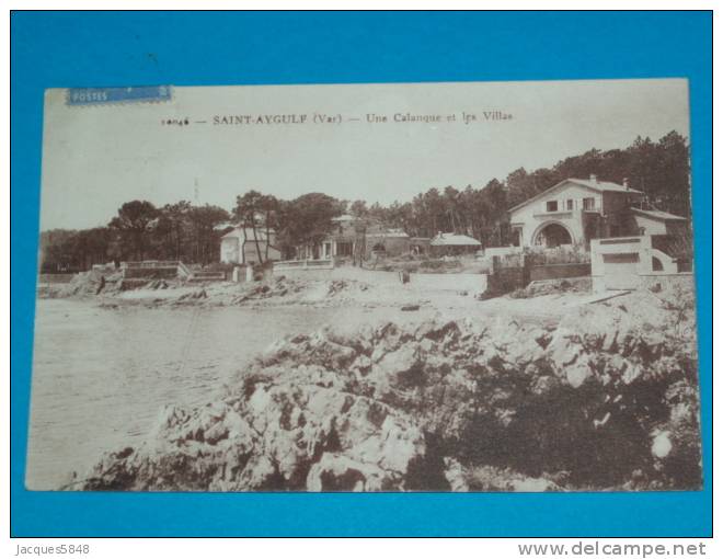 83) Saint-aygulf - N° 10046 - Une Calanque Et Les Villas  - Année 1930 - EDIT  A.D.I.A - Saint-Aygulf