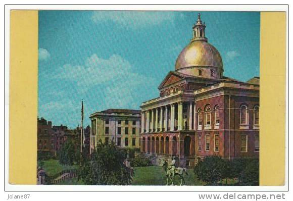 CPM  MASSACHUSETTS    "STATE HOUSE"  STATE CAPITOL BUILDING ON HISTORIC BEACON HILL... - Boston