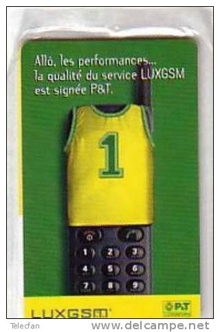 LUXEMBOURG LUXGSM MAILLOT N°1 MINT IN BLISTER NSB 50U - Luxemburgo