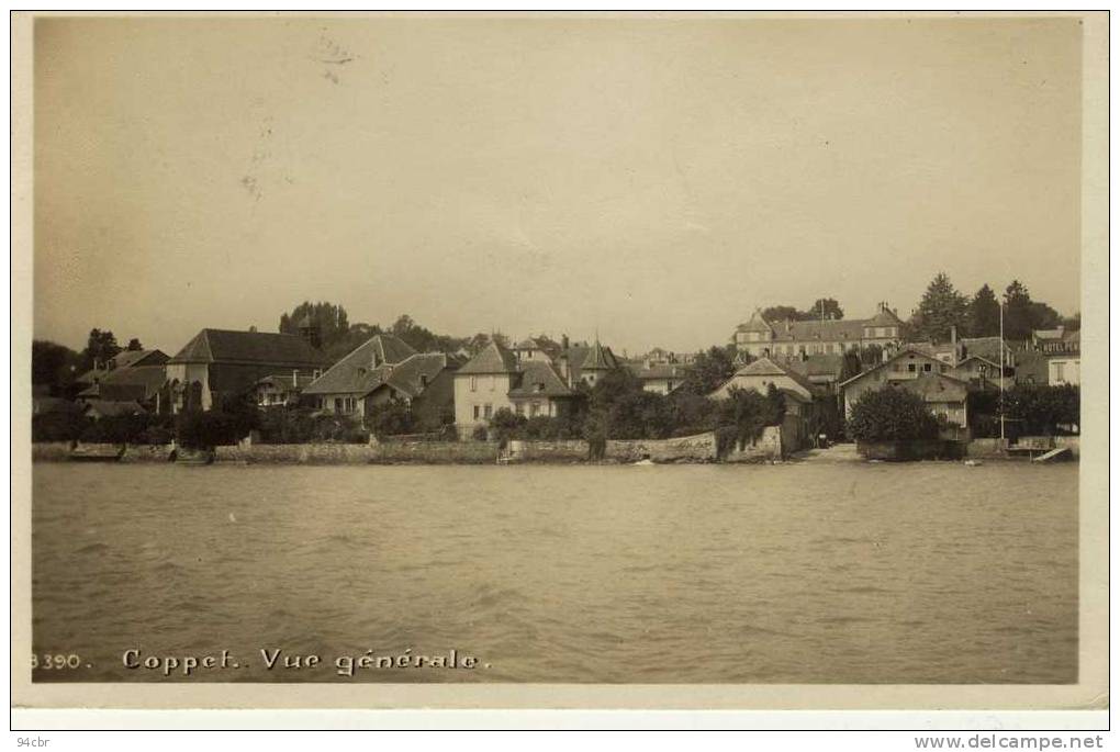 CPA(SUISSE)   COPPET Vue Generale - Coppet