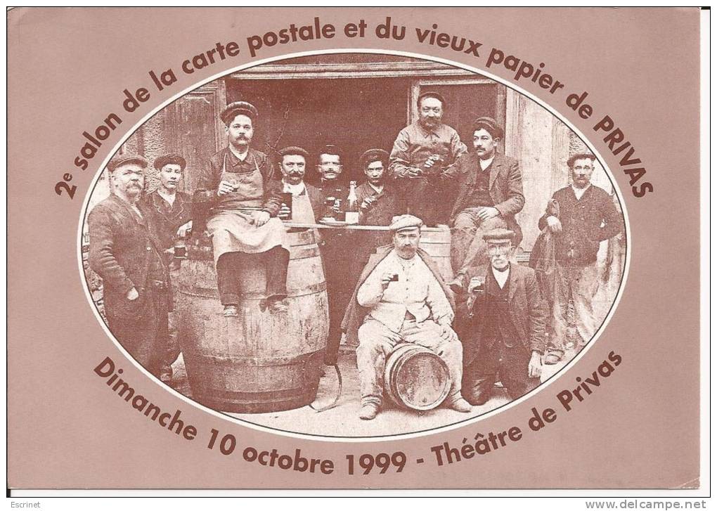 PRIVAS :  2 Eme Salon De La Carte Postale Et Du Vieux Papier - Bolsas Y Salón Para Coleccionistas