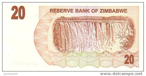 ZIMBABWE  20 Dollars  Emission De 2006    ***** BILLET  NEUF ***** - Zimbabwe